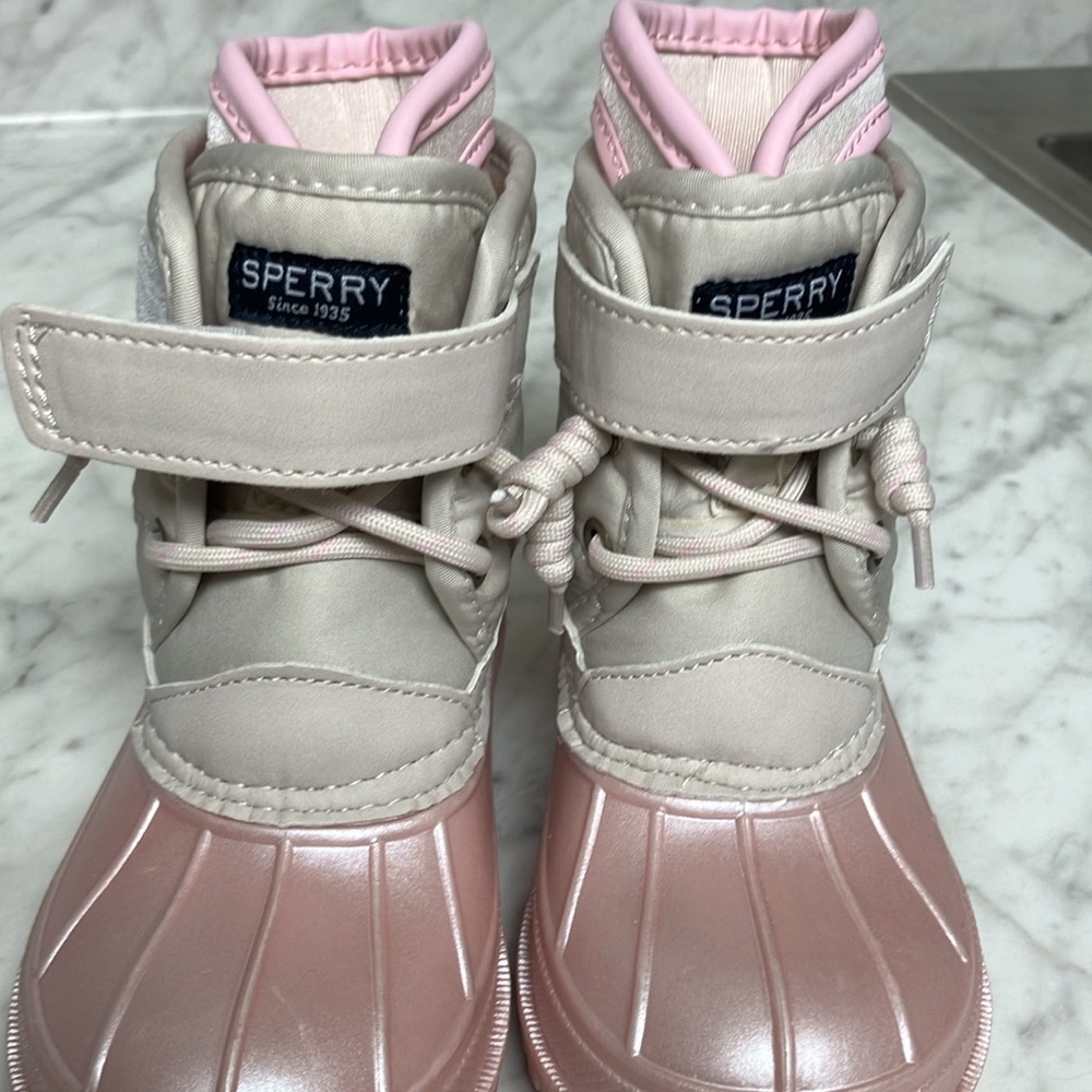 Sperry toddler saltwater rain boots NWOT